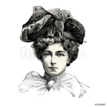 Bild von Femme Chapeau